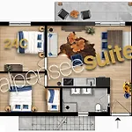 Apartment Stylish Loft With Mountain View Near The