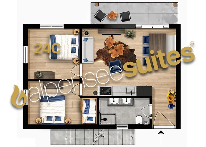 Appartement Stylish Loft With Mountain View Near The